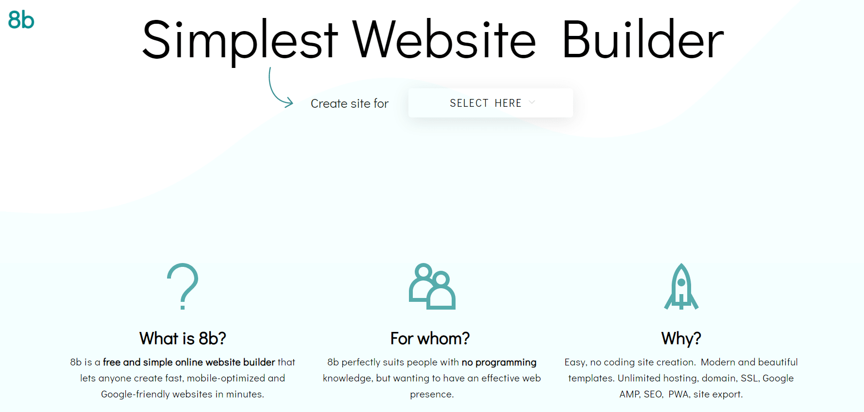 Free, Easy & Simple Website Builder 8b